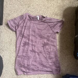 Athleta Purple Camo Athletic Top XL
